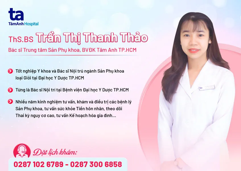ThS.BS Trần Thị Thanh Thảo, chuyên gia Sản Phụ khoa