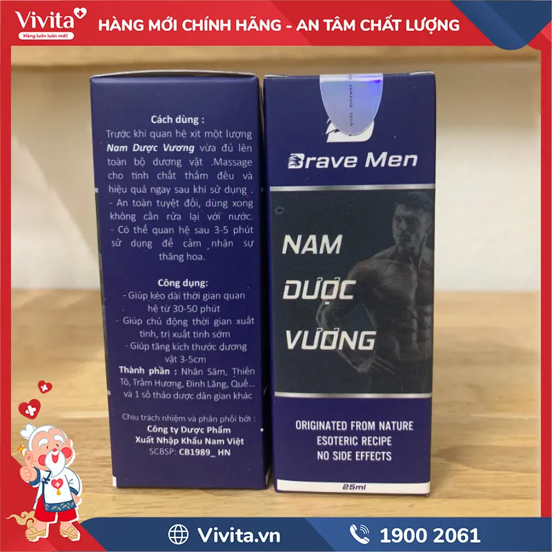 Minh họa công dụng của chai xịt Nam Dược Vương cho nam giới