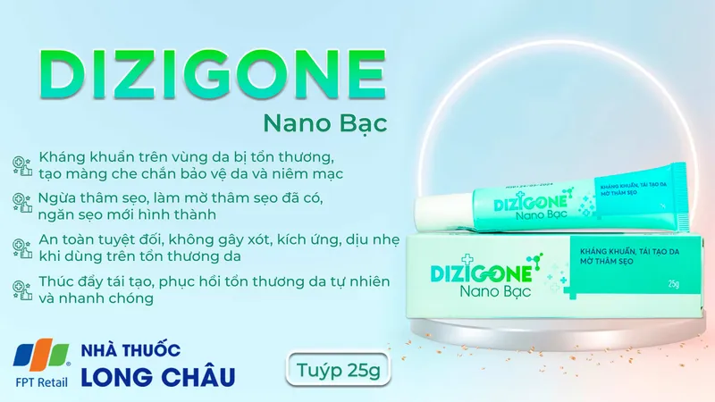 Hộp Kem Bôi Dizigone Nano Bạc chính hãng