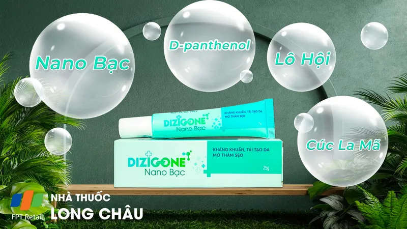 Kem Dizigone Nano Bạc - Giải pháp chăm sóc da tổn thương