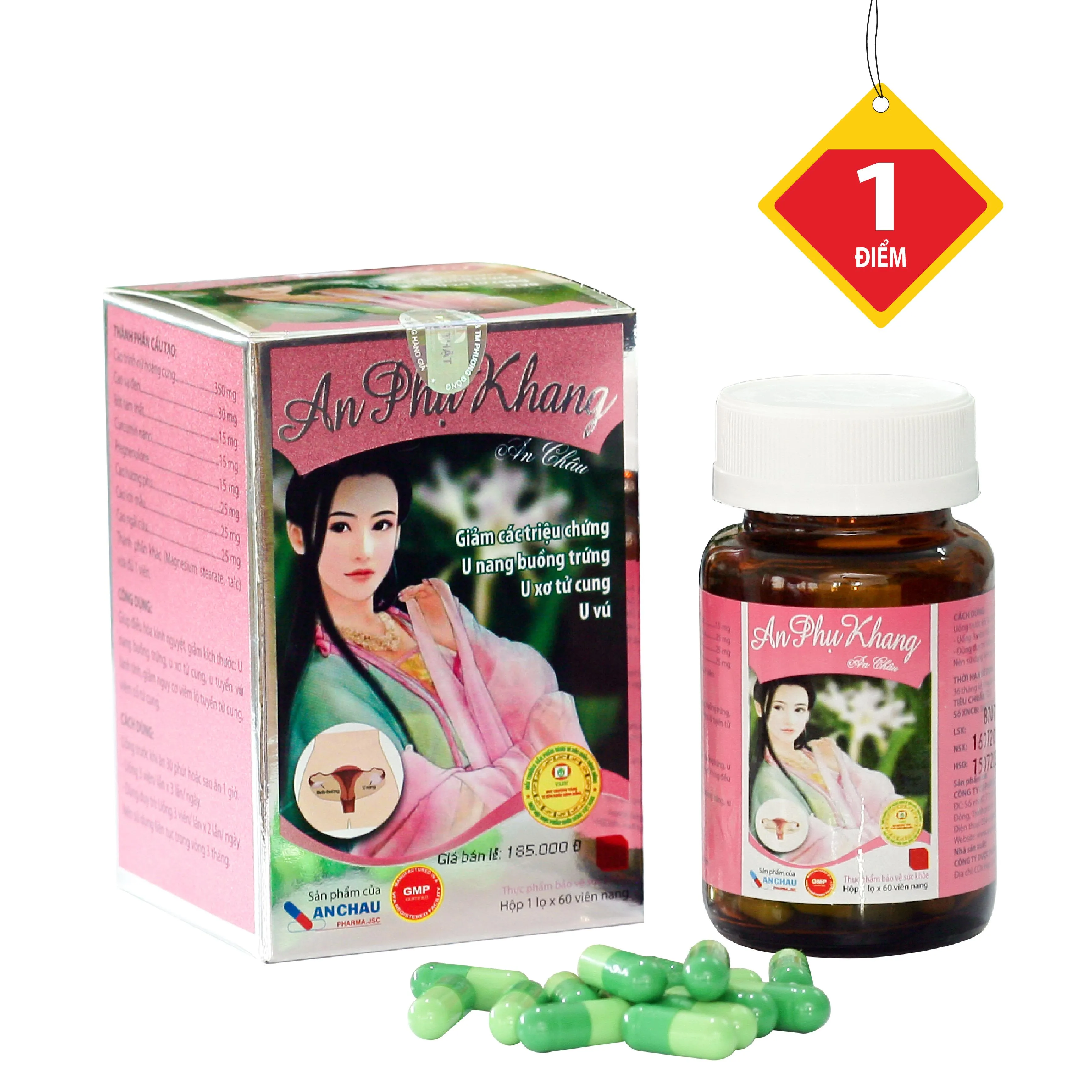 Hộp sản phẩm An Phụ Khang - Tích điểm nhận quà từ An Châu