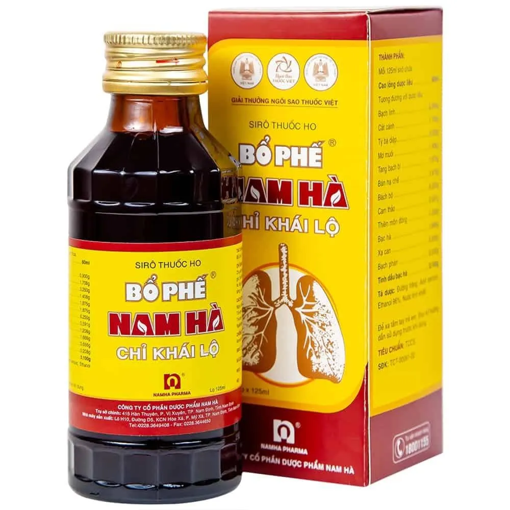 Siro Bổ Phế Nam Hà Chỉ Khái Lộ - Giải pháp cho ho lâu ngày