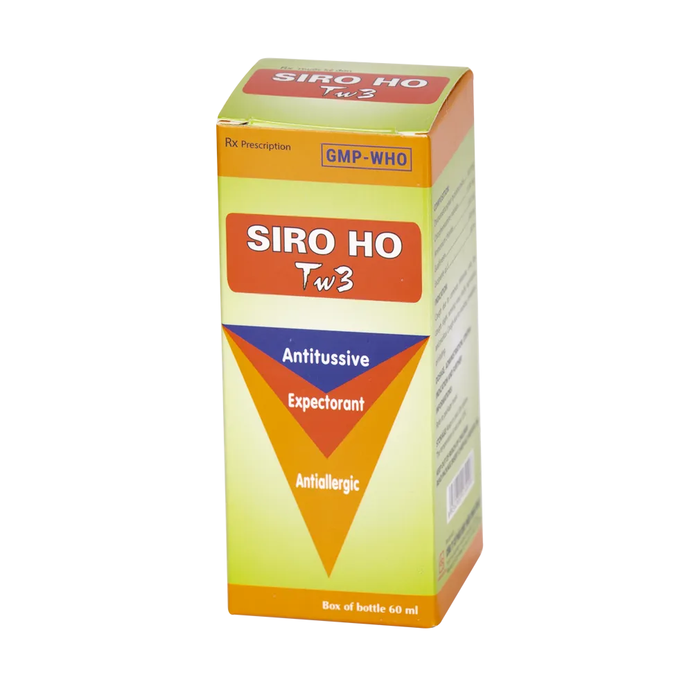 Siro ho TW3 - Thuốc hóa dược trị ho hiệu quả