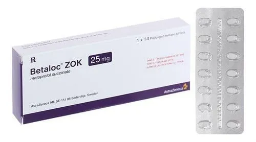 Thuốc Betaloc Zok 25mg có tác dụng hỗ trợ điều trị tăng huyết áp và bệnh tim mạch