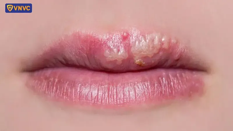 Sùi mào gà ở miệng ảnh 1