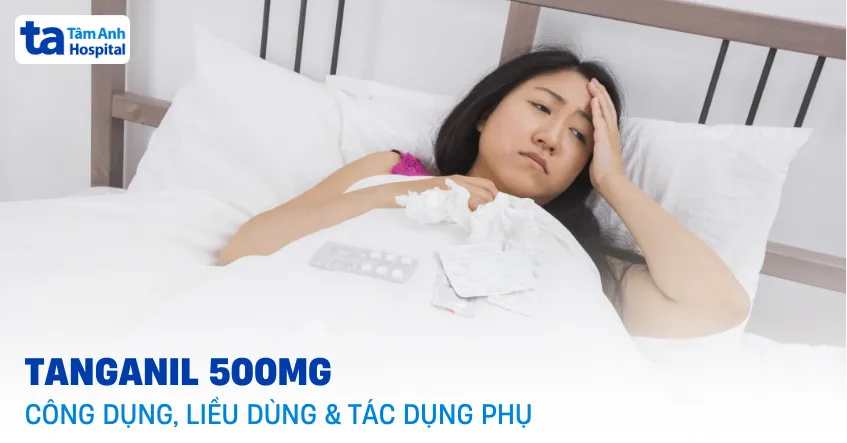 Hộp thuốc Tanganil 500mg dạng viên nén