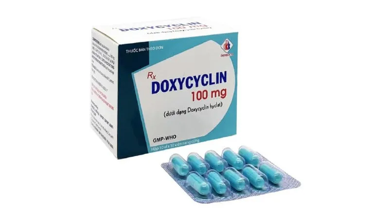 Viên uống Doxycyclin, kháng sinh dùng trong điều trị viêm phụ khoa