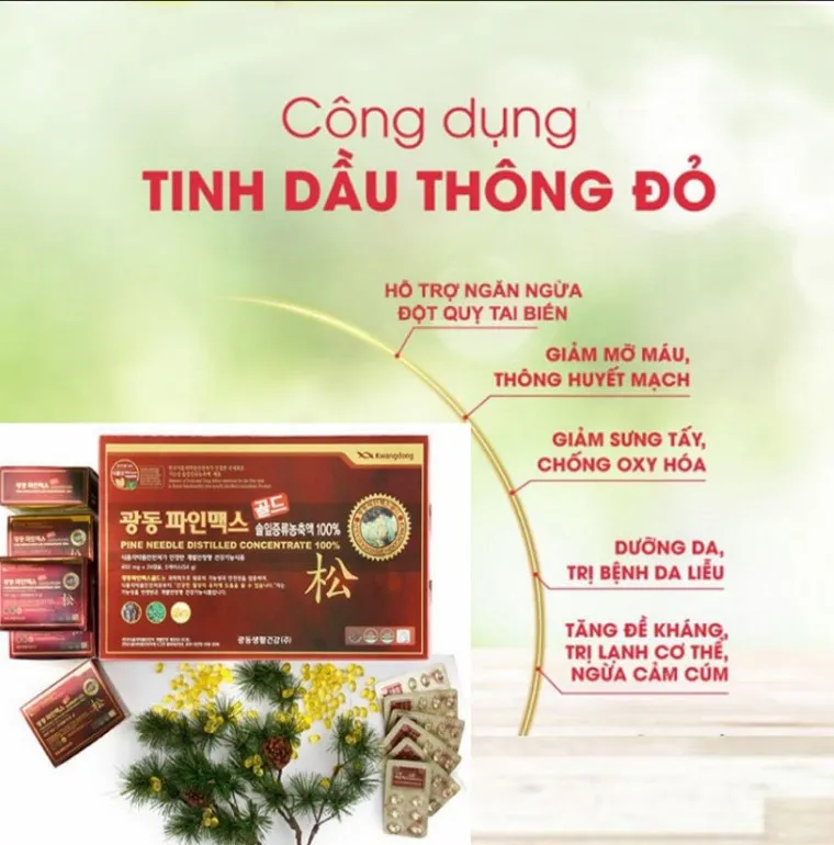 Tinh dầu Thông đỏ Kwangdong Hàn Quốc