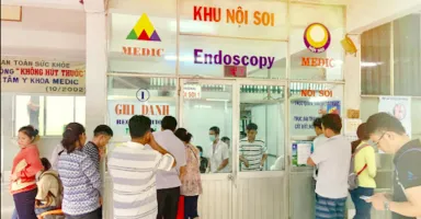 Khu vực nội soi tiêu hóa hiện đại tại Phòng khám Medic Hòa Hảo