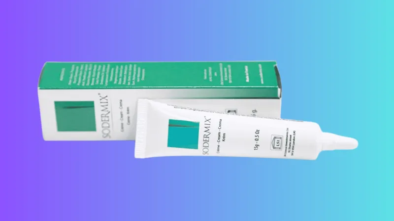 Ảnh minh họa kem bôi Sodermix trị viêm da cơ địa.