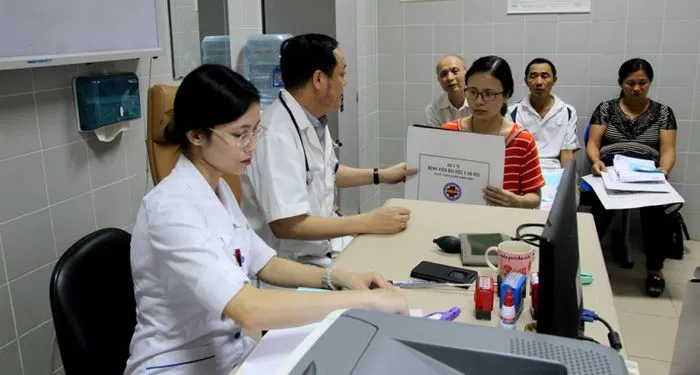 Khu vực phòng khám Bệnh viện Đại học Y Hà Nội