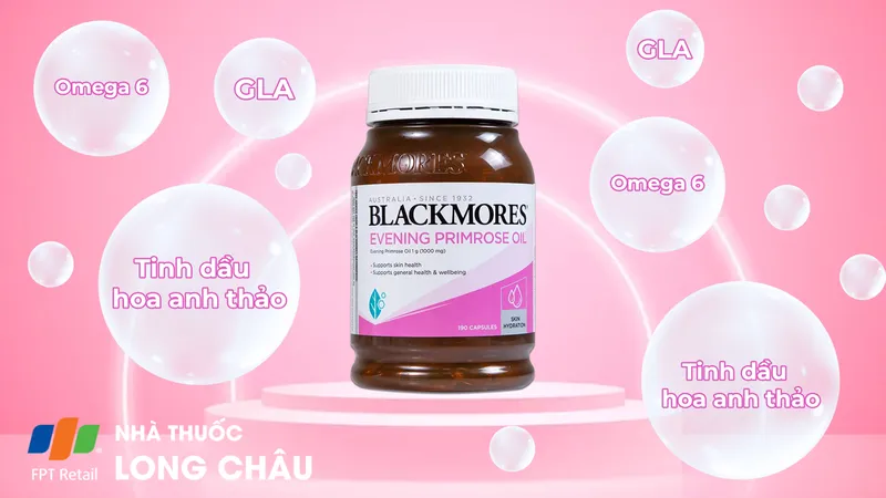 Hộp viên uống hoa anh thảo Blackmores Evening Primrose Oil