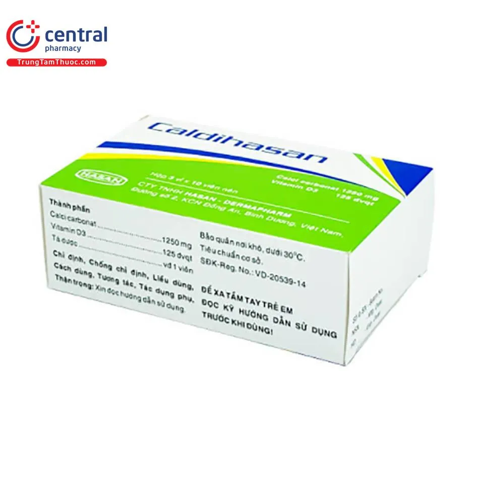 Viên uống Caldihasan 1250mg