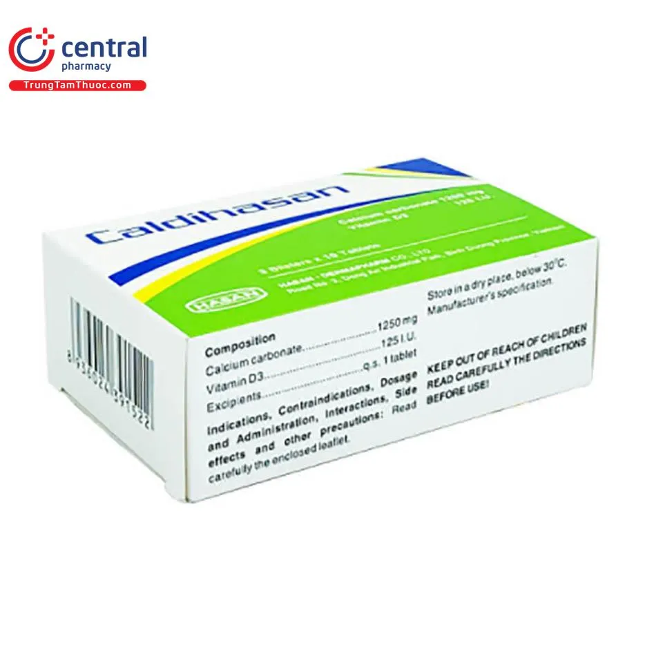 Sản phẩm Caldihasan 1250mg