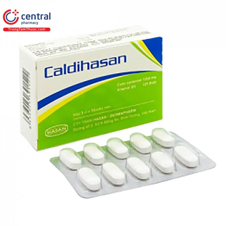Thuốc Caldihasan 1250mg hỗ trợ xương khớp