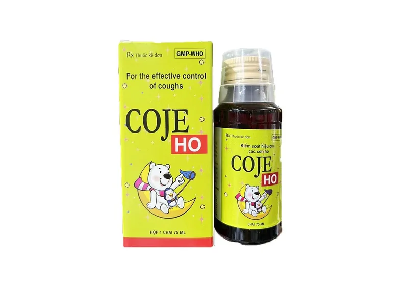 Coje Ho TW3 - Siro trị ho, sổ mũi, nghẹt mũi cho trẻ từ 2 tuổi.