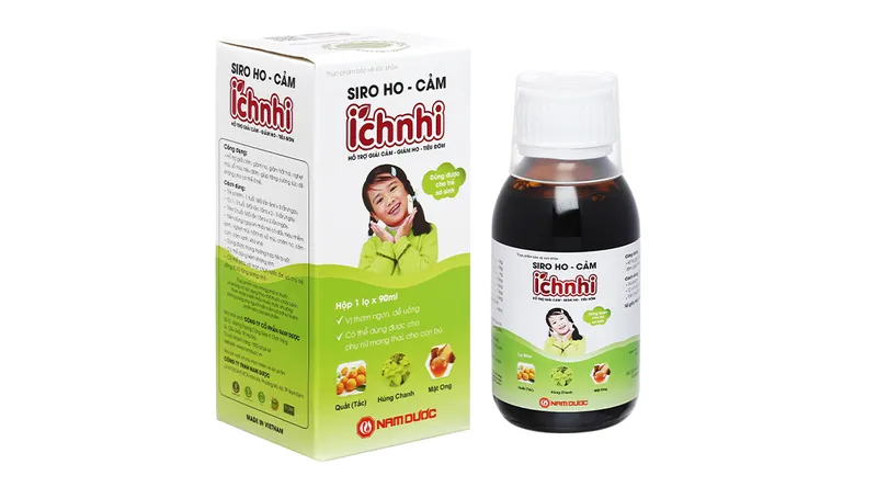 Siro Ích Nhi - lựa chọn thảo dược giúp bé sơ sinh giảm sổ mũi, nghẹt mũi.
