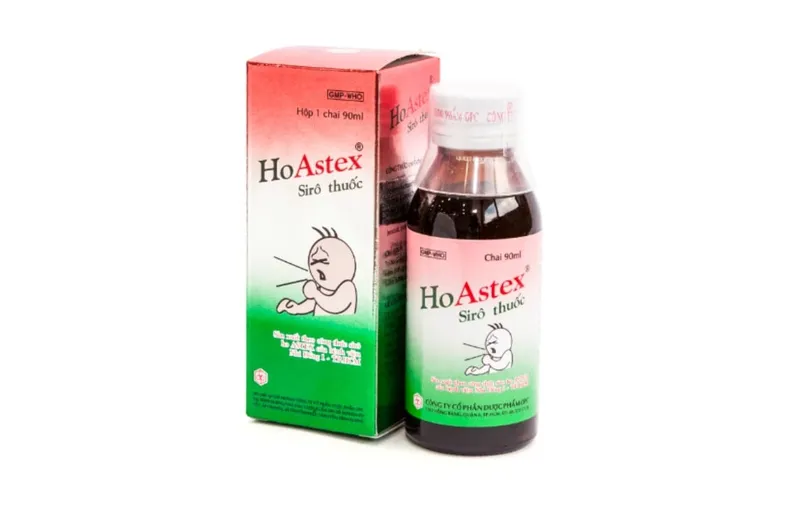 HoAstex OPC - Siro trị ho, sổ mũi nội địa phù hợp cho bé sơ sinh.