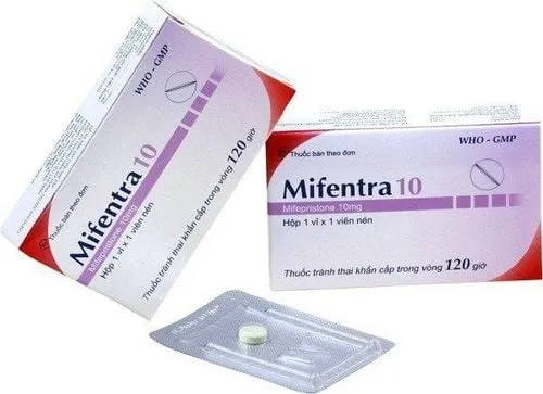 Thuốc tránh thai khẩn cấp chứa Mifepriston 10mg (ví dụ: Mifestad) không dùng khi cho con bú