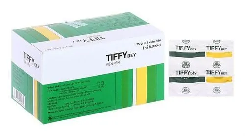 Hộp và vỉ thuốc Tiffy và Decolgen, hai loại thuốc cảm cúm phổ biến tại Việt Nam