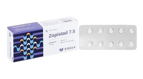 Viên nén Zopistad 7 5mg hỗ trợ điều trị mất ngủ ngắn hạn
