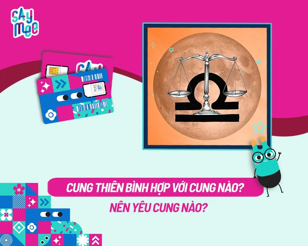 Hình ảnh biểu tượng cán cân của cung Thiên Bình, thể hiện sự cân bằng và công lý